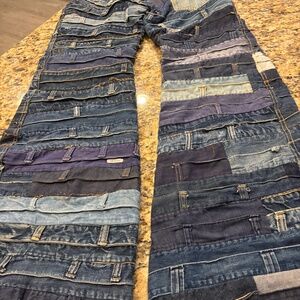 Custom-made jean pants